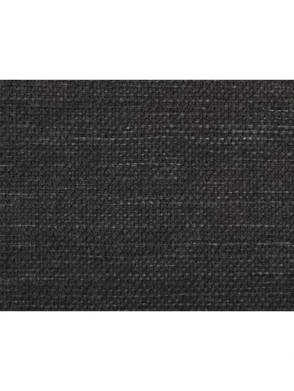 Schumacher Natural Grasscloth Haruki Wallpaper Roll Jet (Black) #5004715 run 007